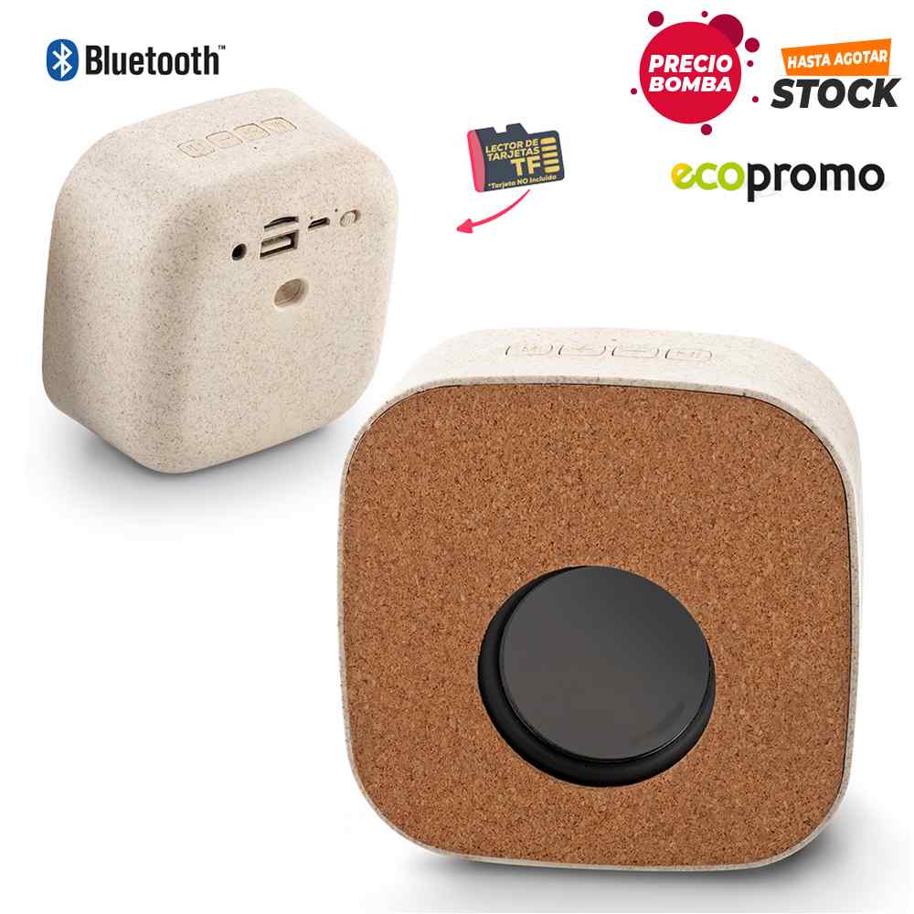 Speaker Bluetooth Eco Cork - PRECIO BOMBA 