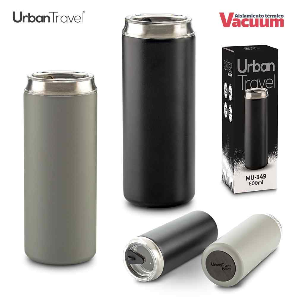 Mug Metálico Koen Urban Travel 600ml