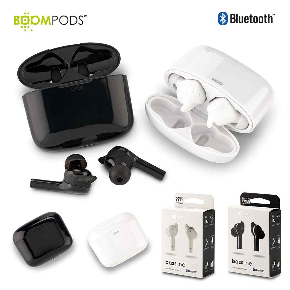 Audífonos Bluetooth Bassline Go Boompods 