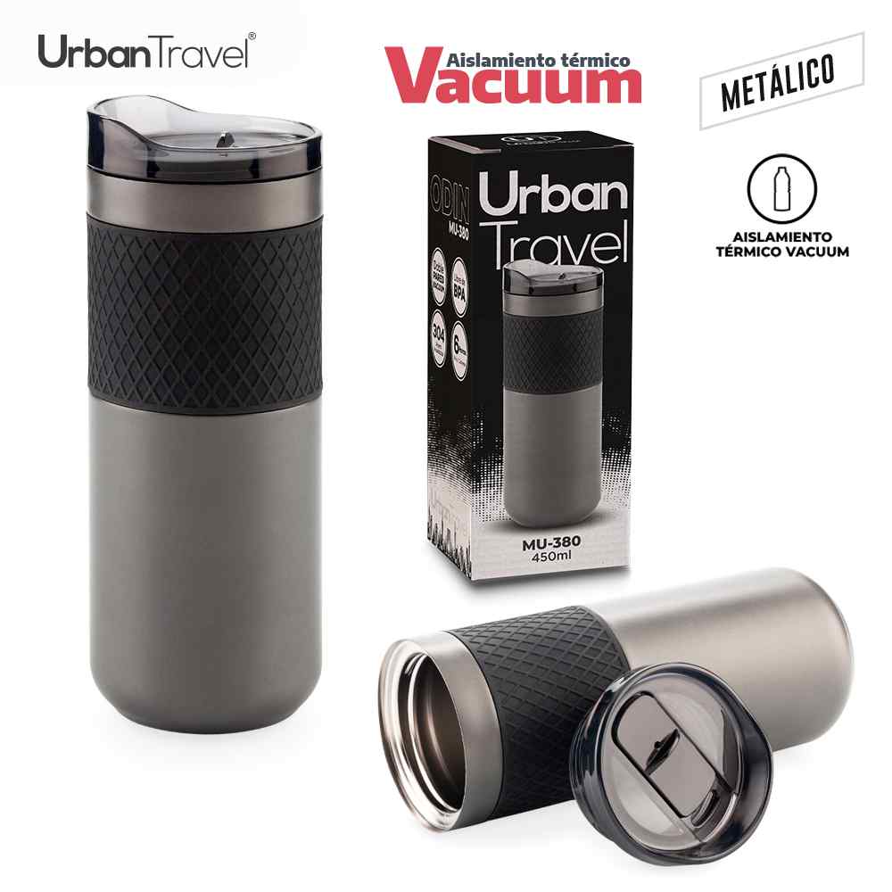 Mug Metálico Odín Urban Travel 450ml 