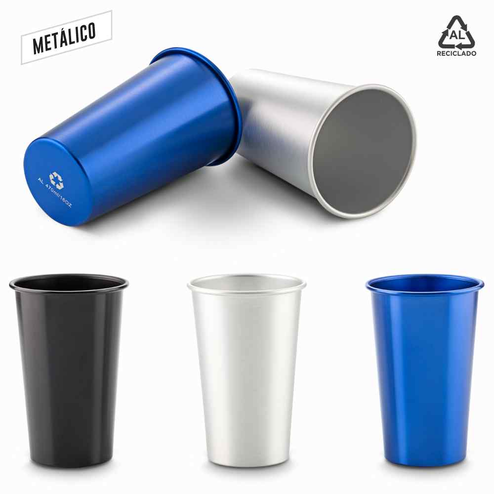 Vaso en Aluminio Eco 450ml 