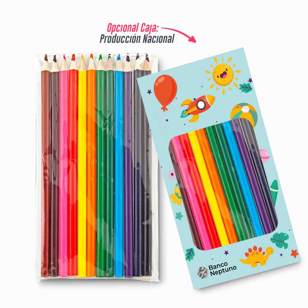 Set de 12 Colores en Bolsa 