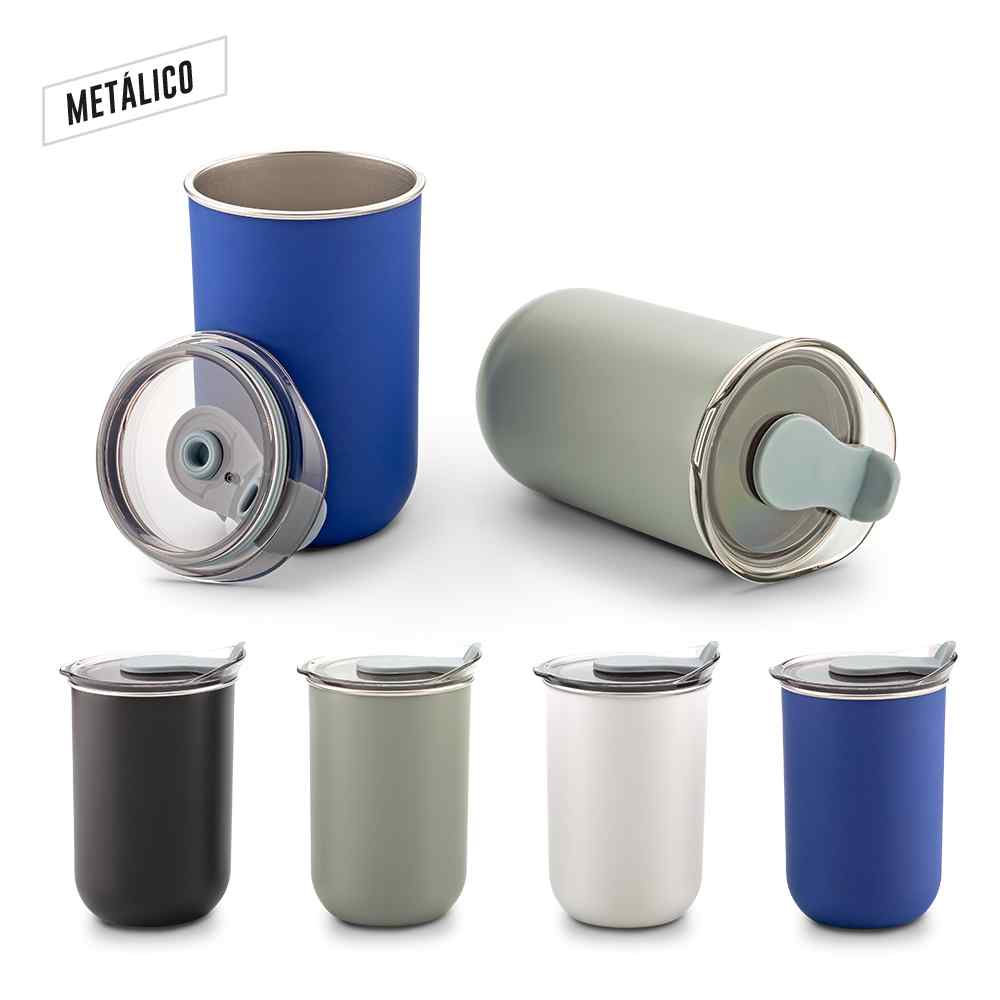 Mug Metálico Nipp 340ml 