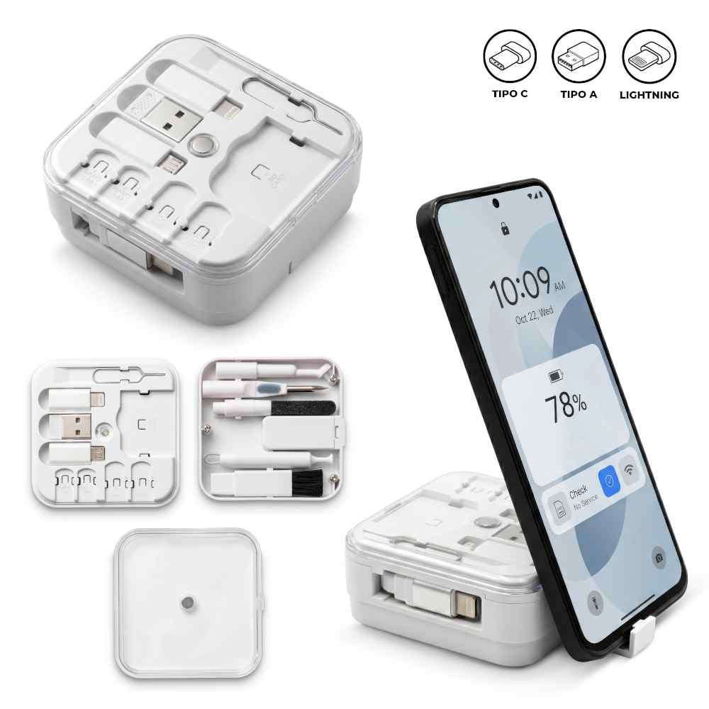 SET DE LIMPIEZA CON CABLE CARGADOR