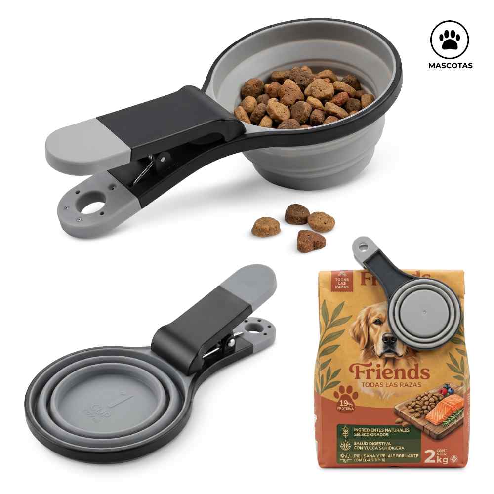 MEDIDOR DE COMIDA PARA MASCOTAS
