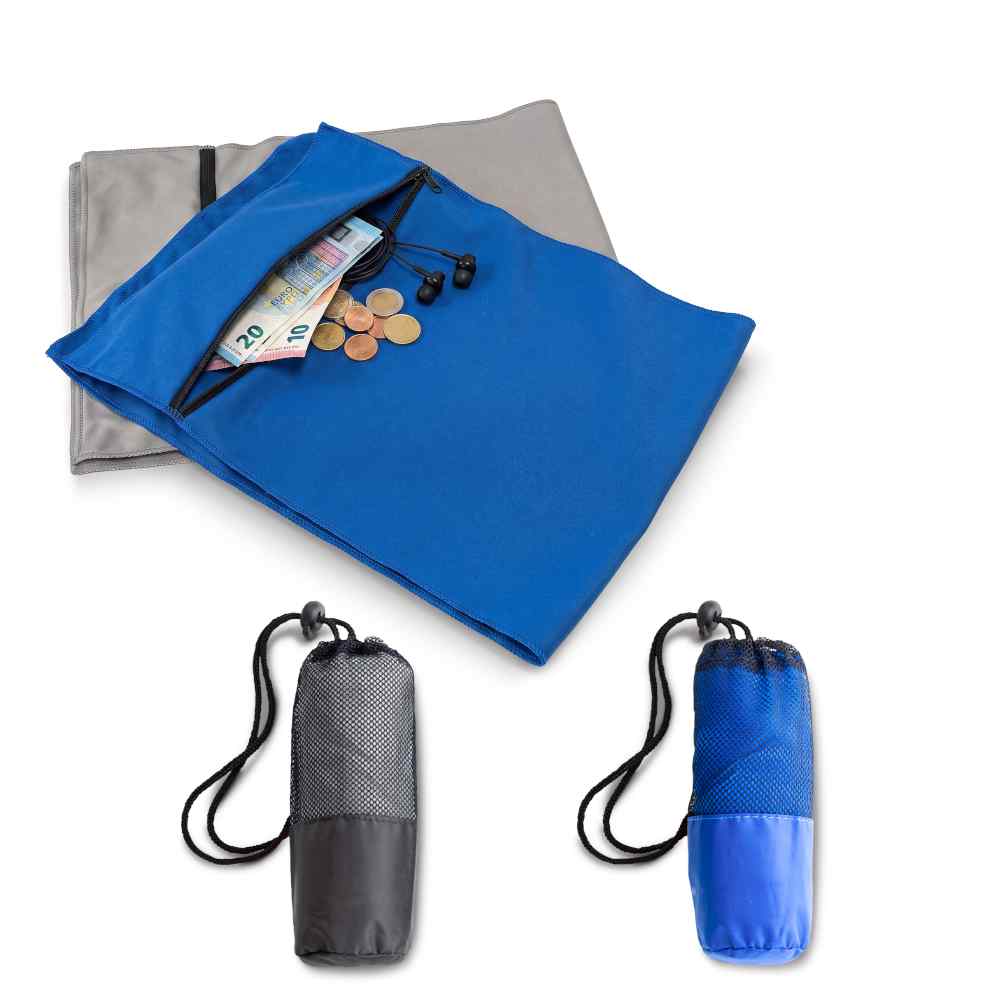 Toalla en Microfibra Multiusos Con Bolsillo