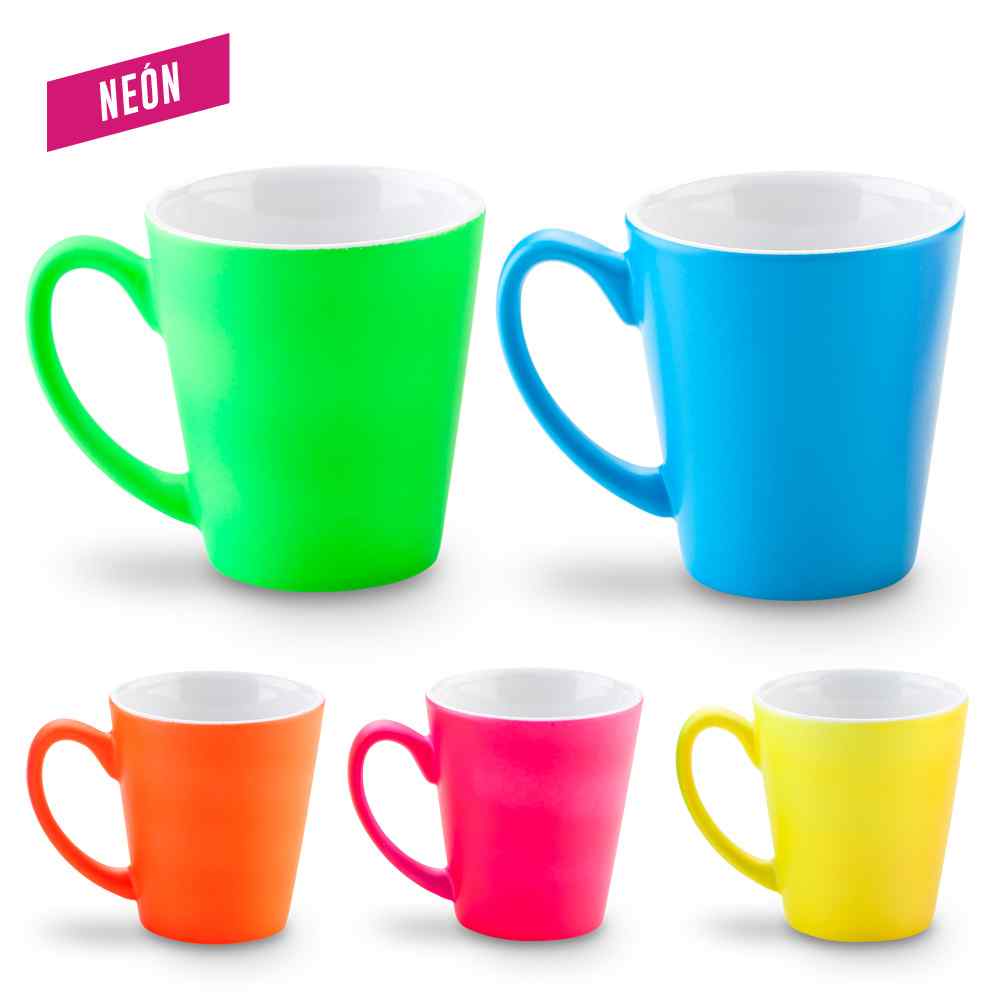 Mug Firenze Cerámica Neón 10oz OFERTA 