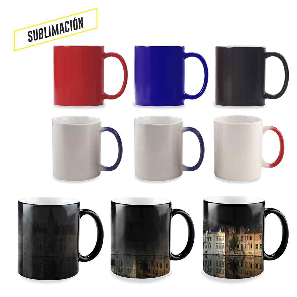 Mug Cerámica Sublimación Magic Color 11oz 