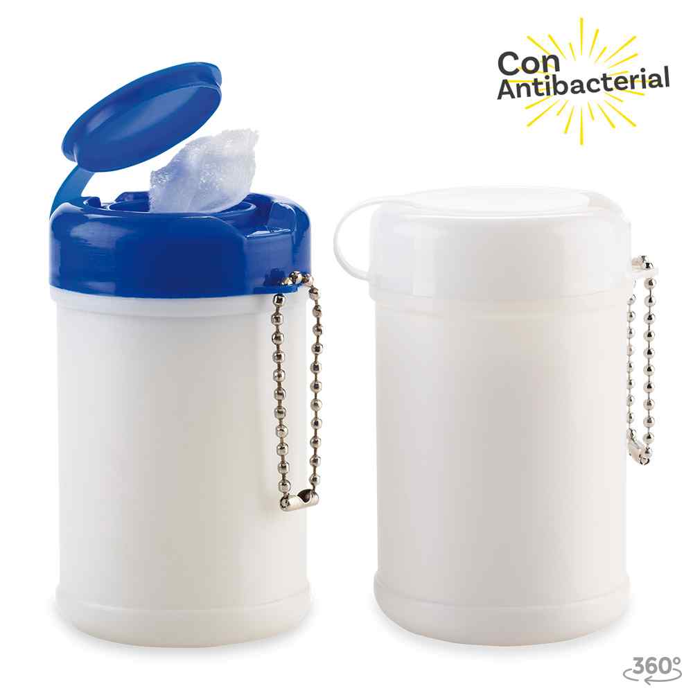 Mini Tarro Paños Humedos Antibacterial 30und 