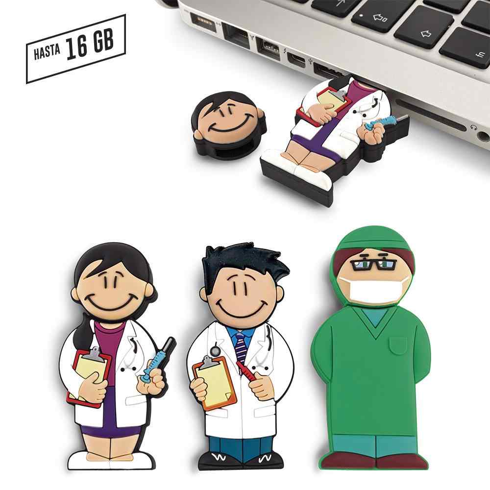 PVC Memoria USB Medic (VER OF-228-CH) OFERTA PRECIO NETO