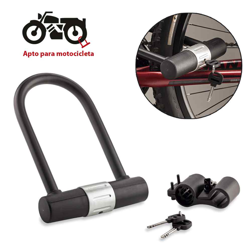 Candado de Llave Para Bicicleta y Motocicleta OFERTA