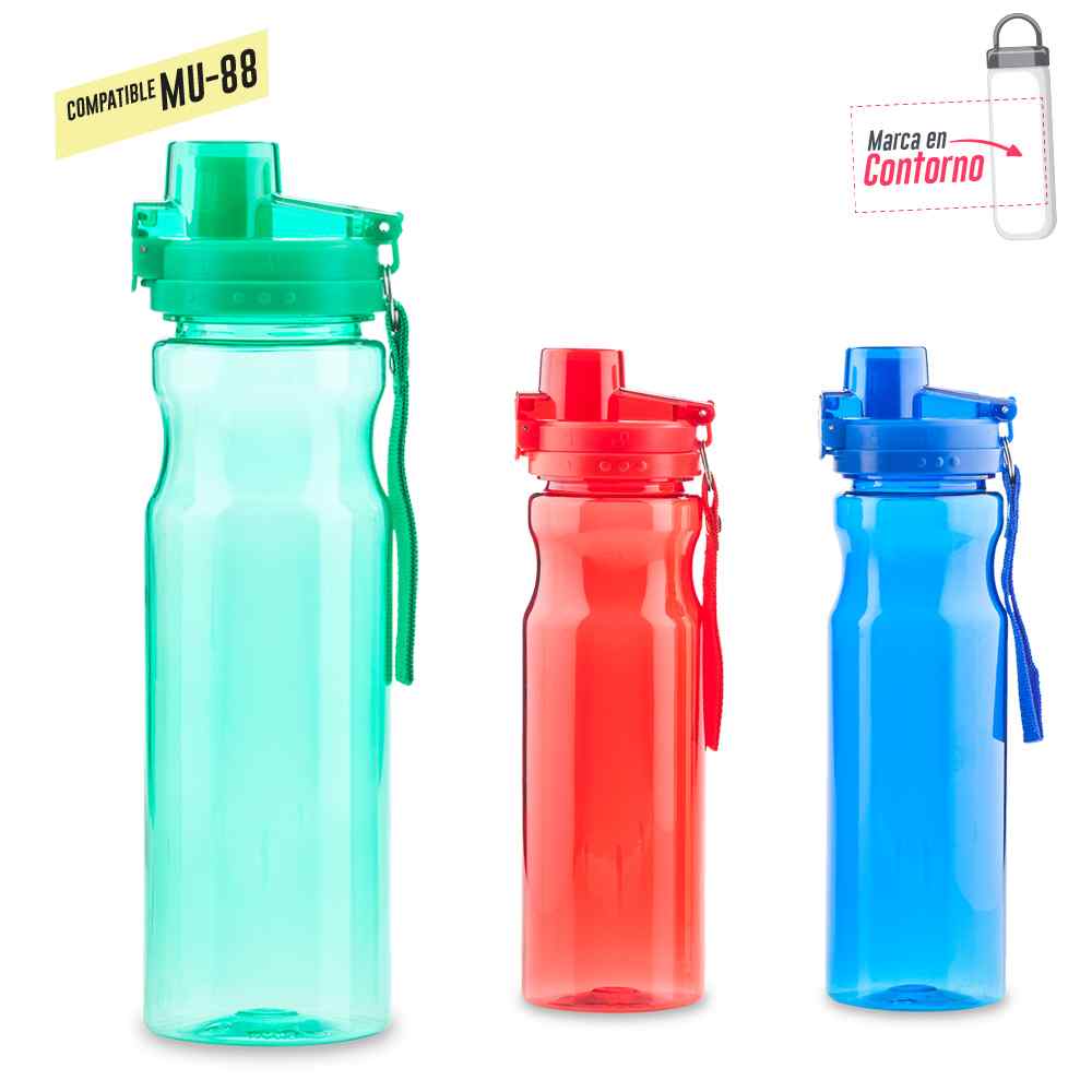 Botilito Plastico Glimmer 900ml OFERTA