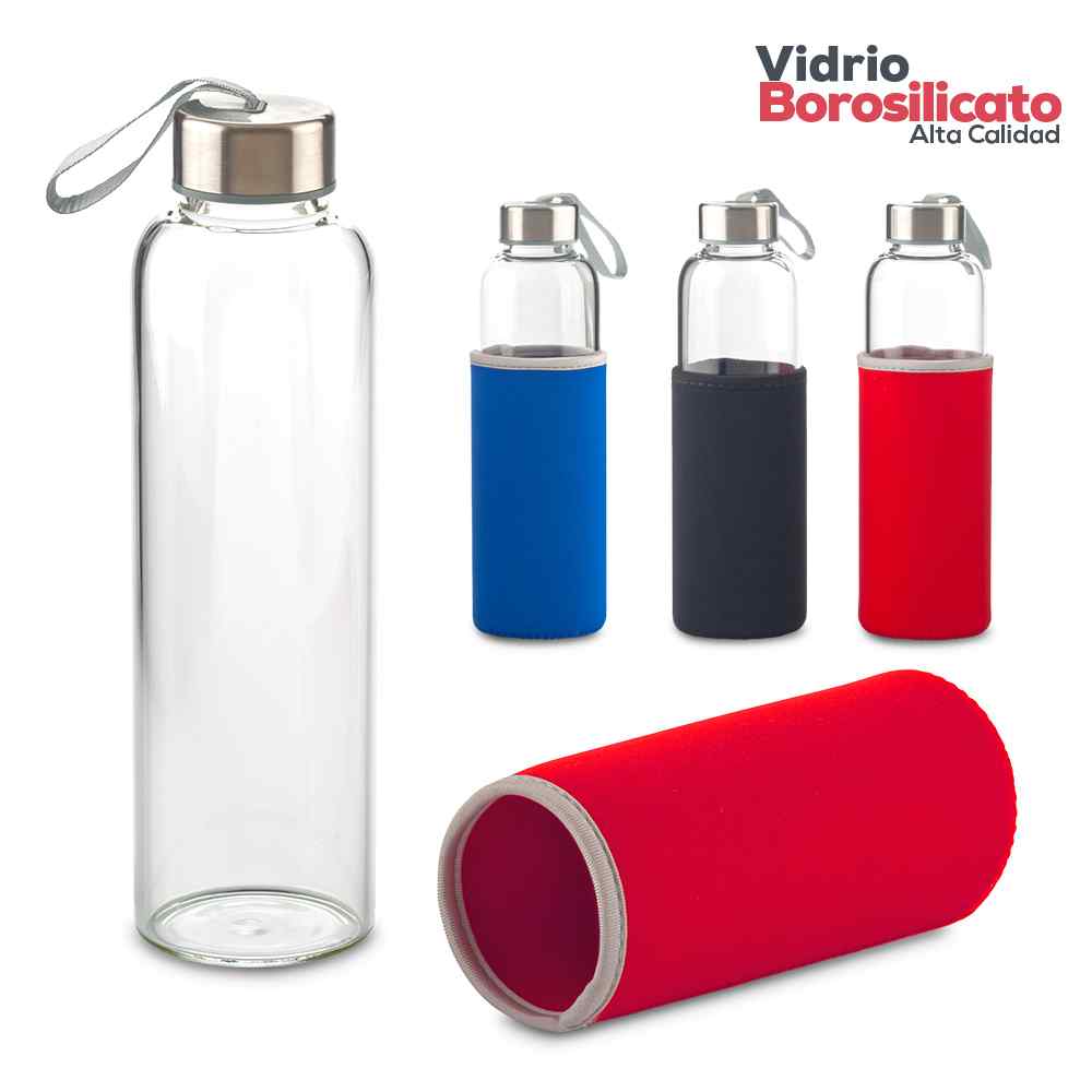 Botilito en Vidrio Neoprene 530ml