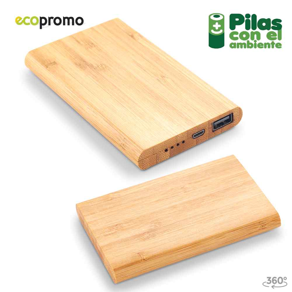 Pila Recargable en Bamboo Nipax 5000mAh