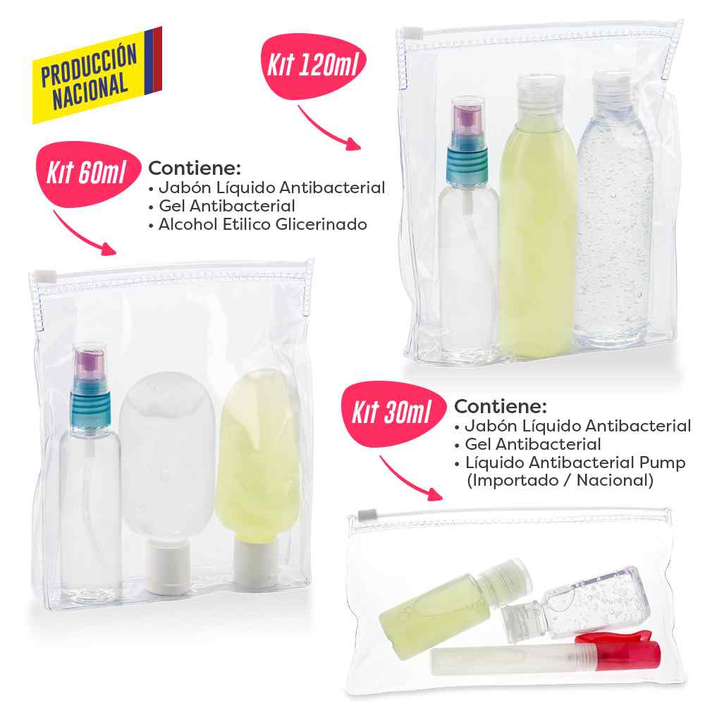 Kit de Bioseguridad Personal - Produccion Nacional PRECIO NETO