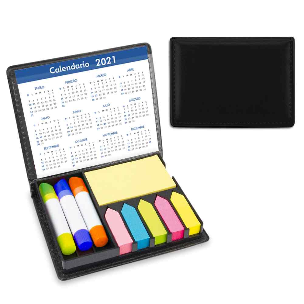 Set Escritorio PVC Stickies y Resaltadores Magicos