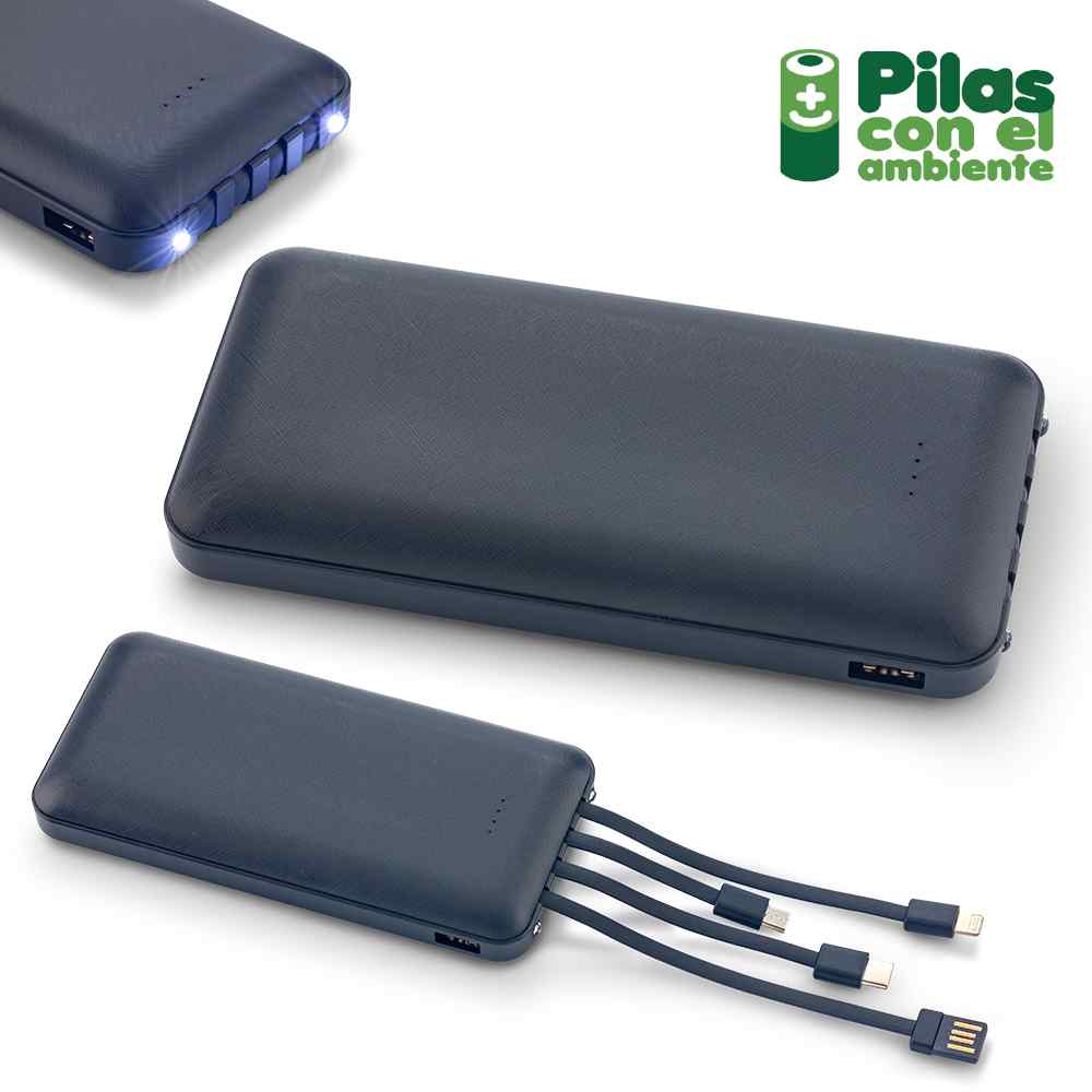 Pila Recargable Lights con Cables 10.000mAh NUEVO