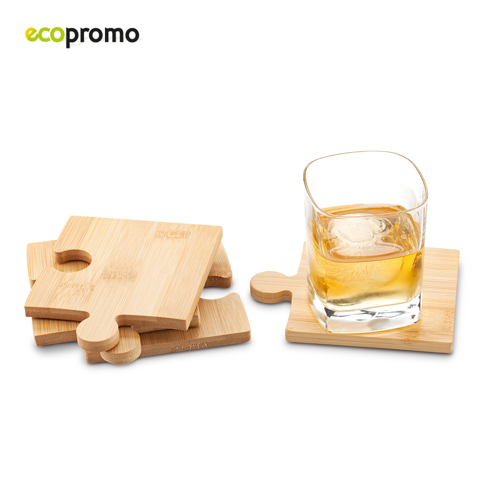 Set Portavasos Bamboo Puzzle - Image 2