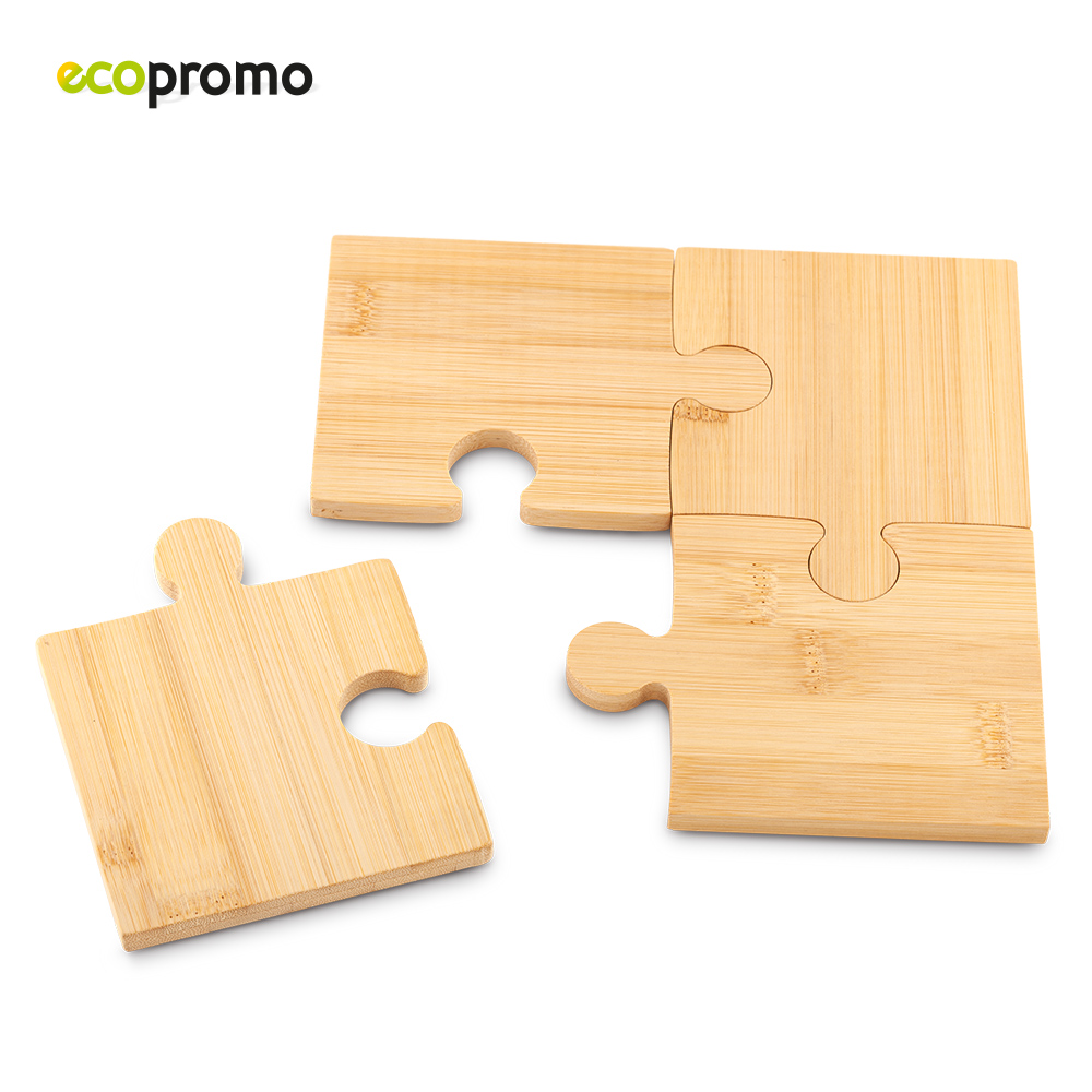 Set Portavasos Bamboo Puzzle - Image 3
