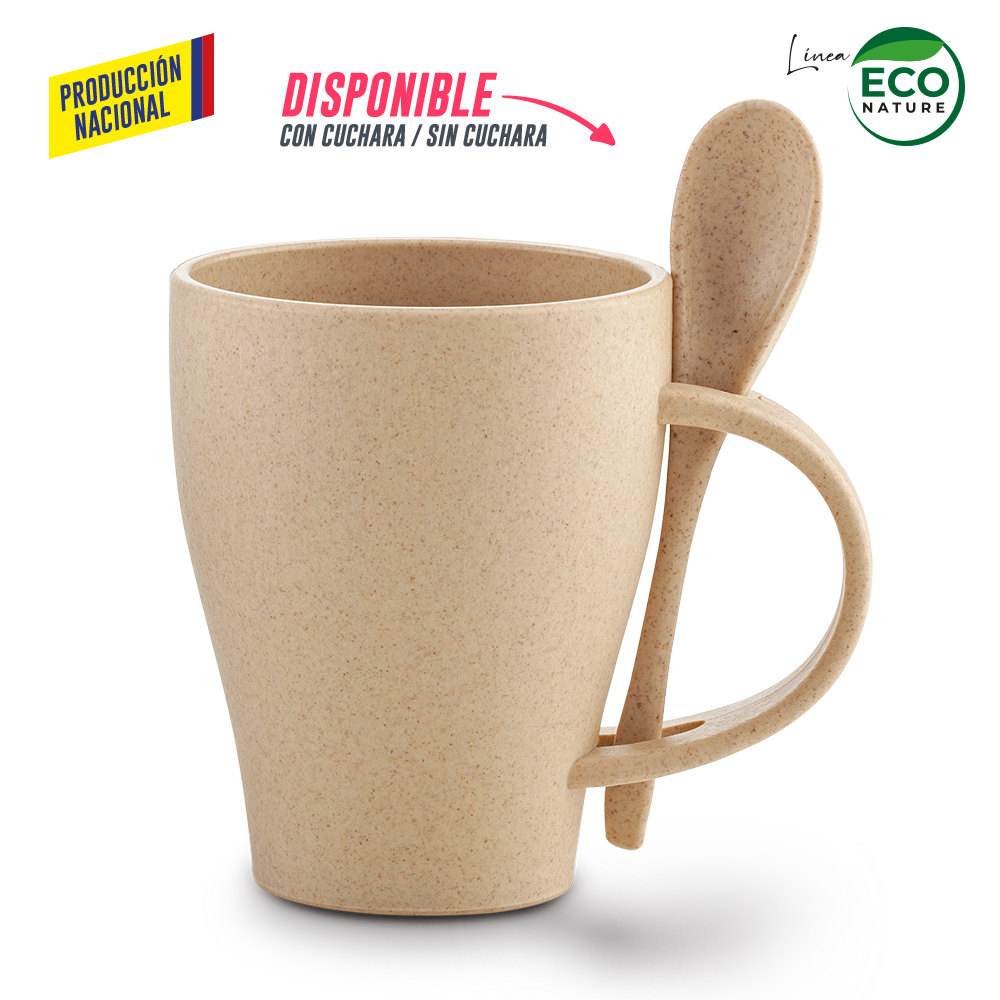Mug Plástico con Cuchara Tiffany 350ml - Producción Nacional - Image 6