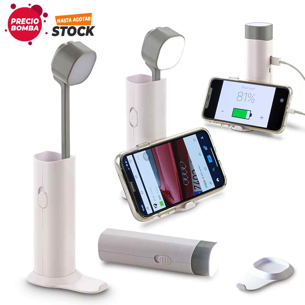 Lámpara con Pila Recargable 1200mAh
